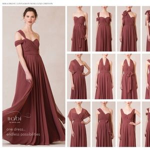 Jenny Yoo Mira Cinnamon Rose Size 14